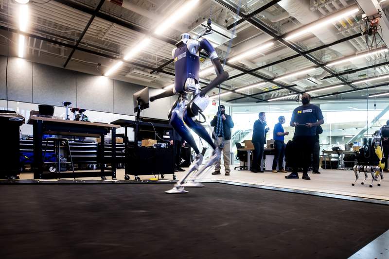 University of Michigan is ‘training’ these robots in disaster response