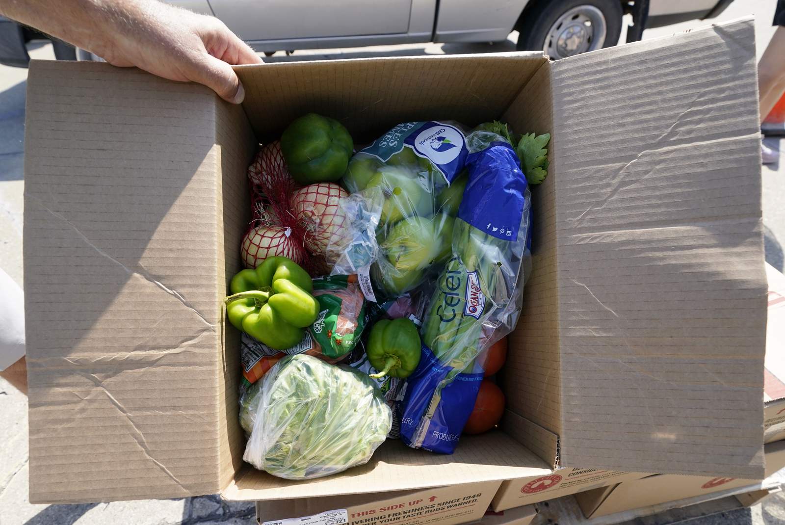 U-M sets up mobile food pantry on North Campus twice a month