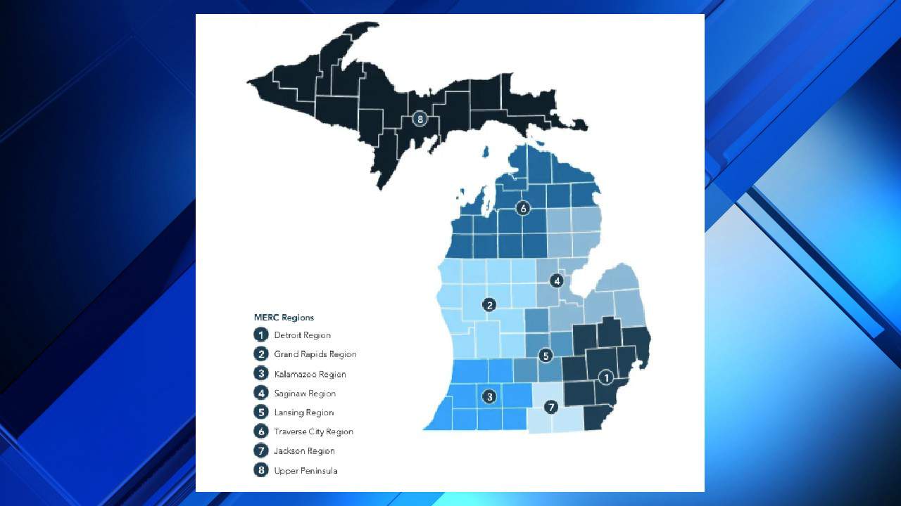 Here’s how all 83 Michigan counties are divided into regions in Gov. Whitmer’s reopening plan