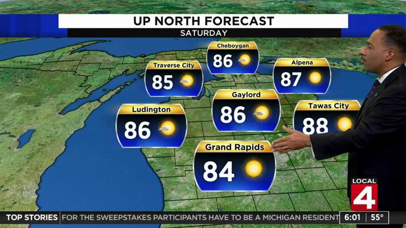 Metro Detroit weather: Seasonable warmth comes back to Motown Saturday