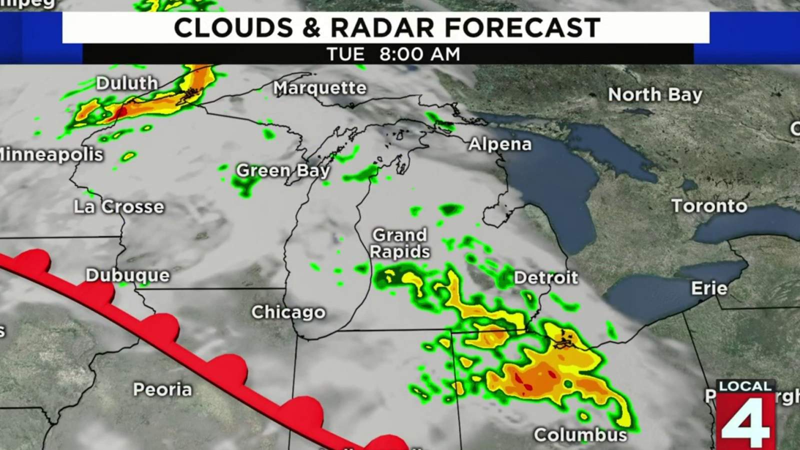 Severe weather possible Tuesday night in Metro Detroit -- April 7, 2020