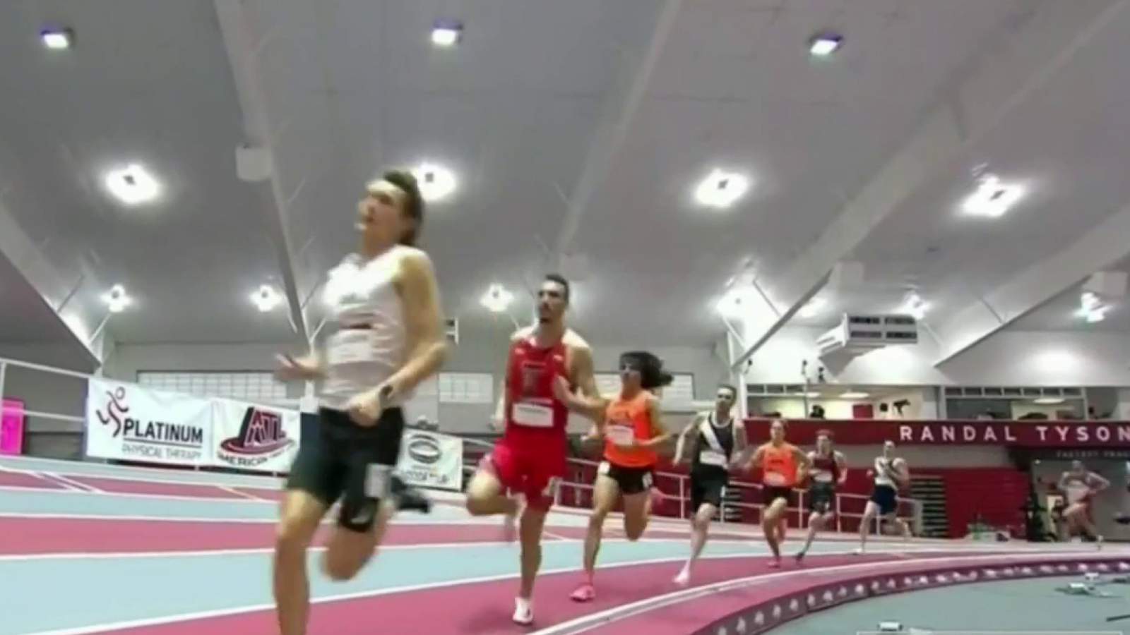 Ann Arbor student breaks US high school record for indoor mile run