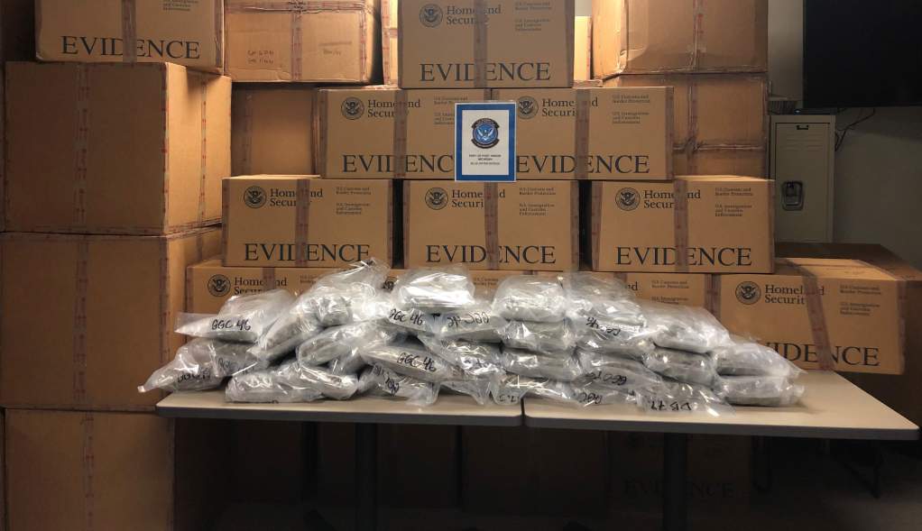 1,114 pounds of marijuana found in truck from Canada entering Michigan