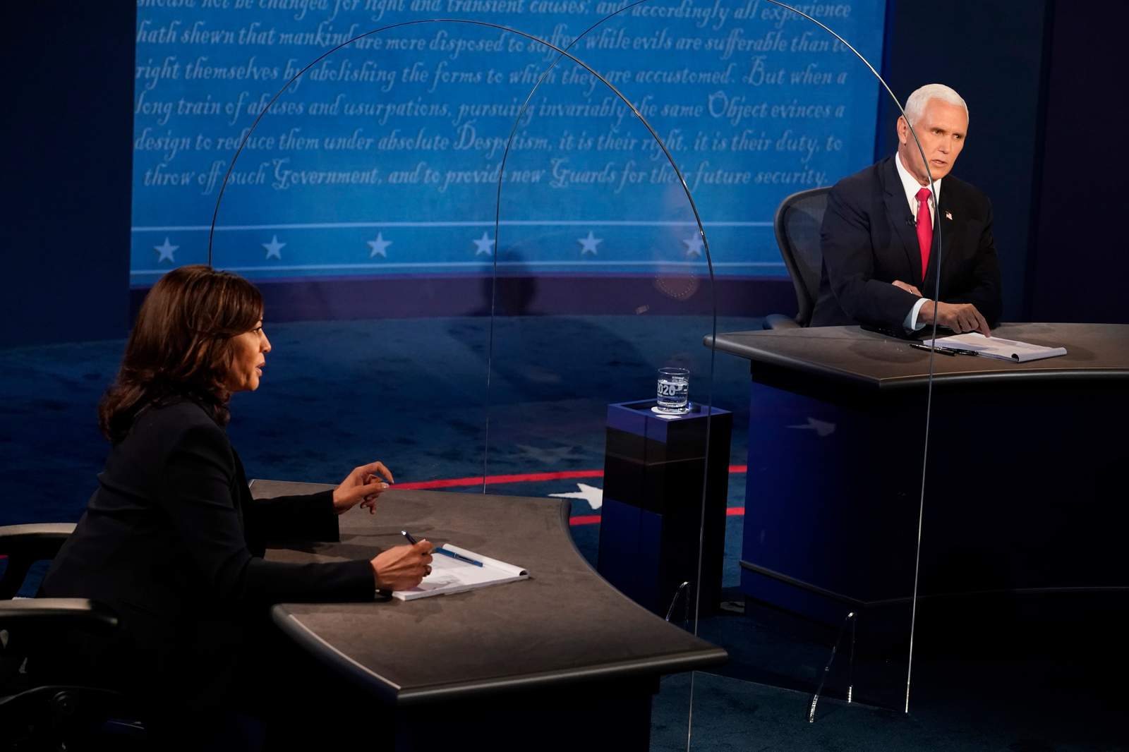 Pence, Harris spar over COVID-19 in vice presidential debate