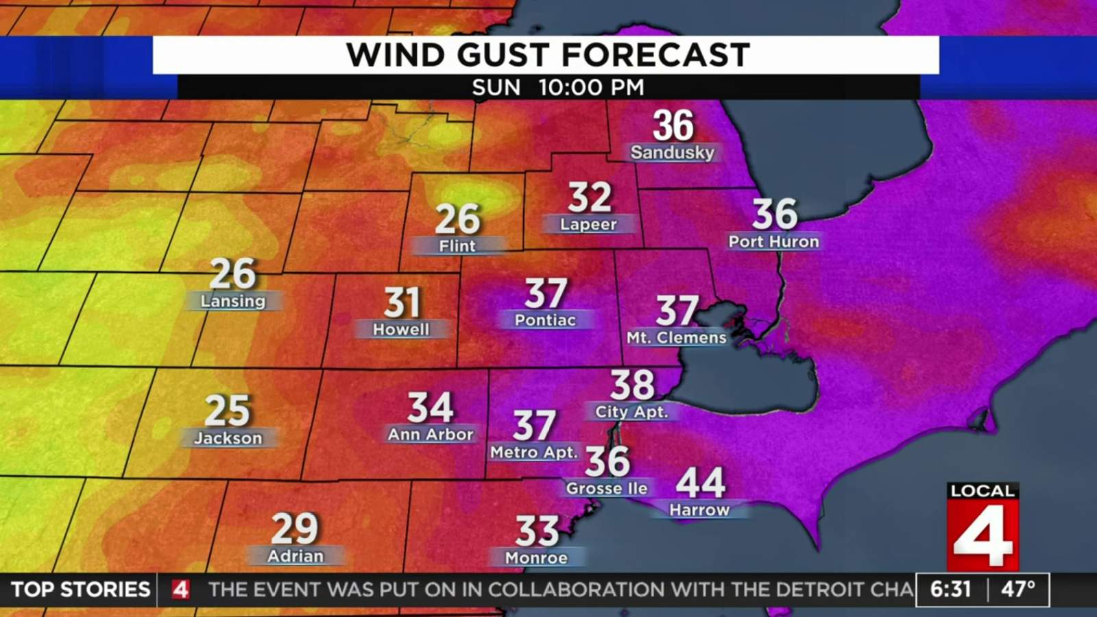Wind advisory issued for Metro Detroit, counties outside region