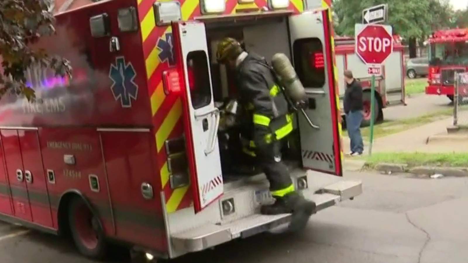 Detroit firefighters honored for saving one of their own during dangerous house fire