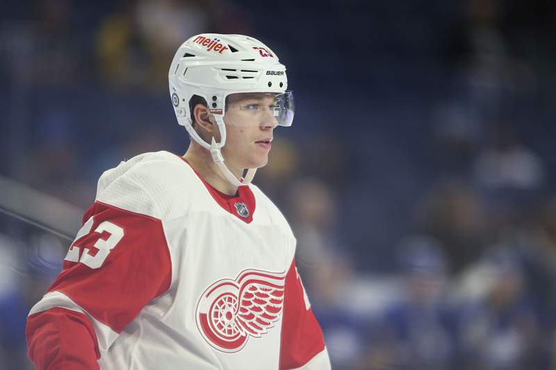 Red Wings announce 23-man roster with Lucas Raymond, Moritz Seider onboard
