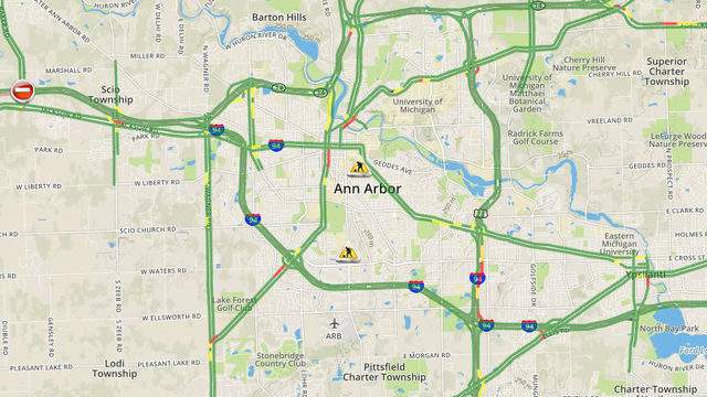 Check here: Ann Arbor traffic updates during icy commute