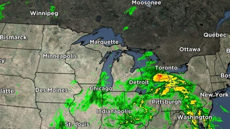 Metro Detroit weather: Cool with waves of rain Friday