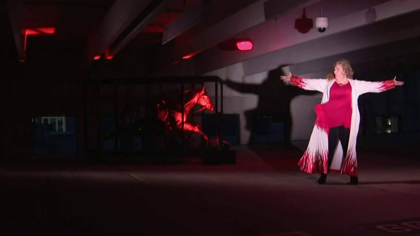 Opera adapts to pandemic, hosts drive-thru show in a parking garage -- and the results are stunning