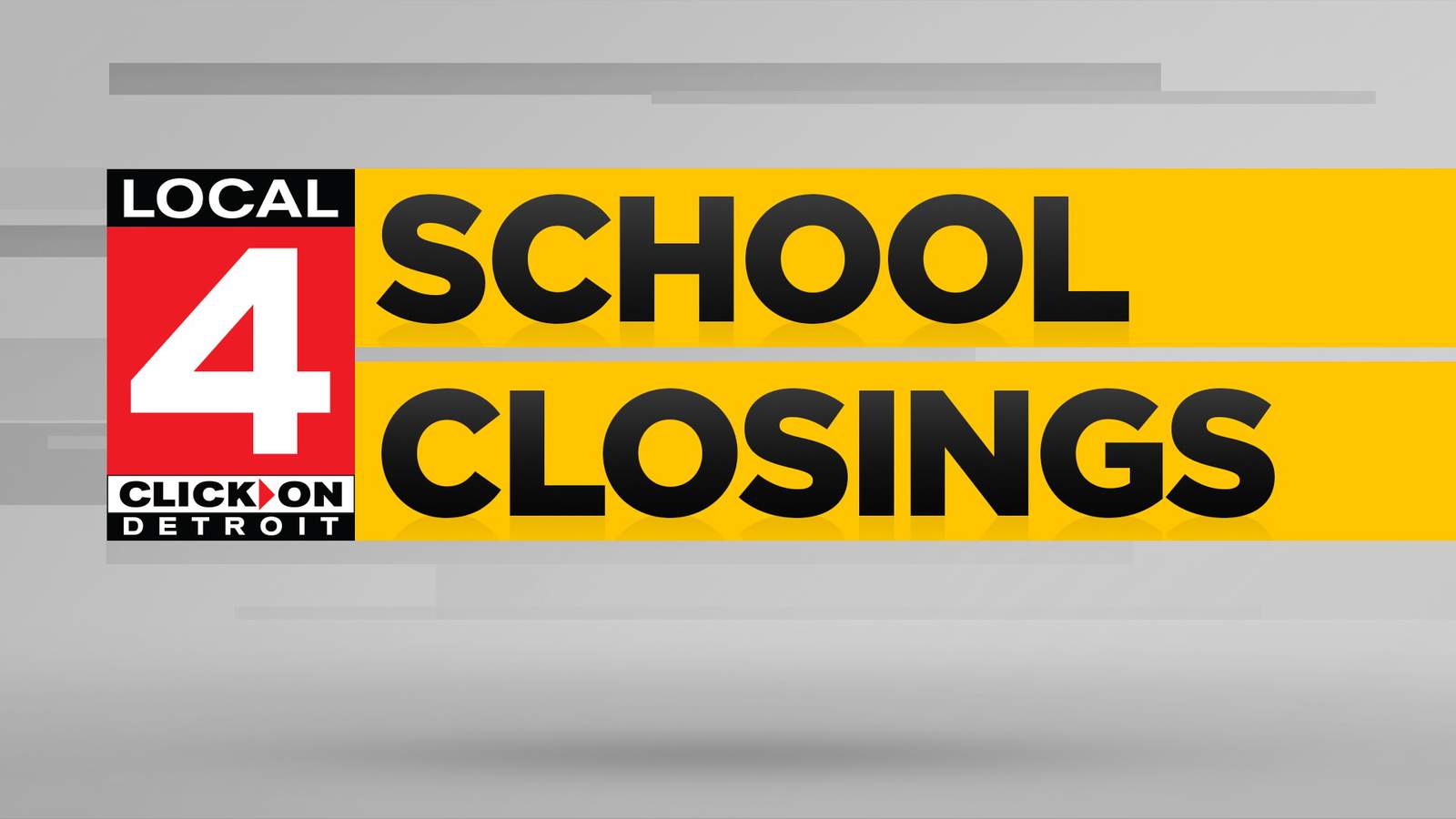 Metro Detroit school closings: Check the list