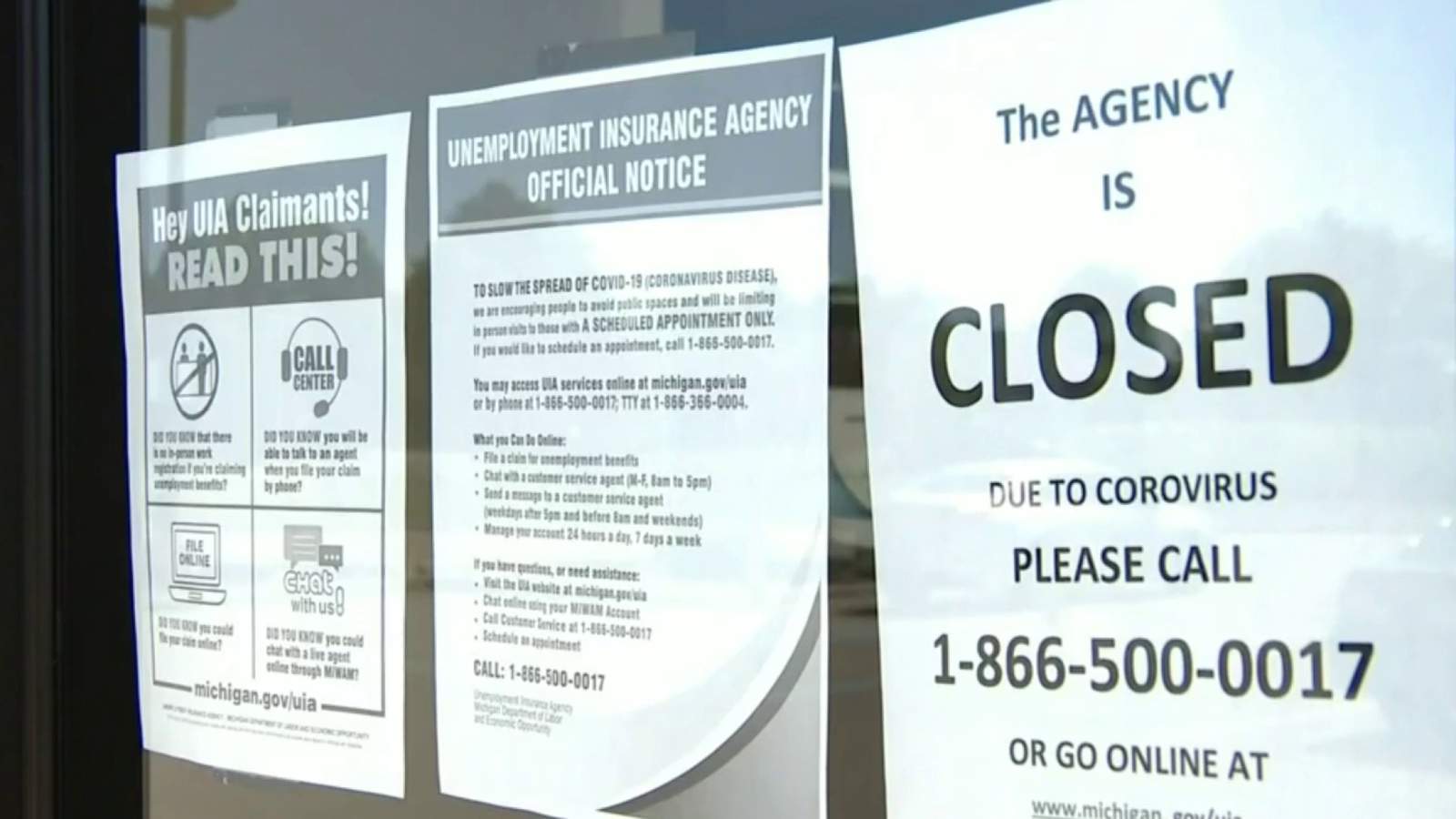 Why are Michigan unemployment offices still closed?