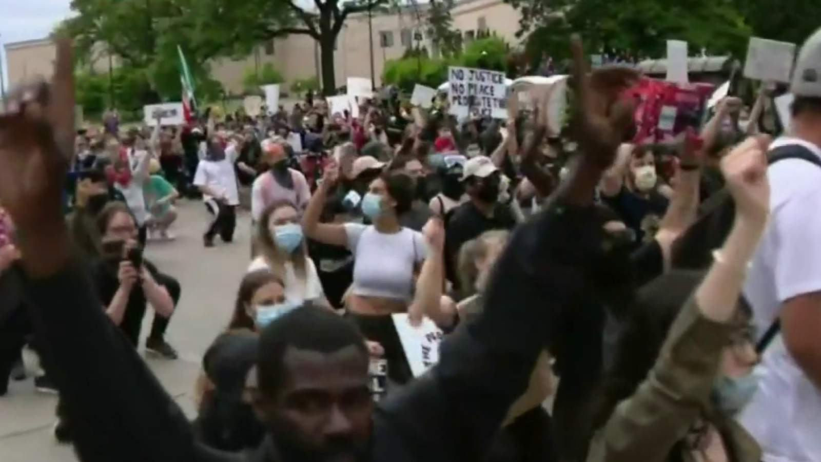 22-year-old woman diffuses tension, chaos during Detroit protests