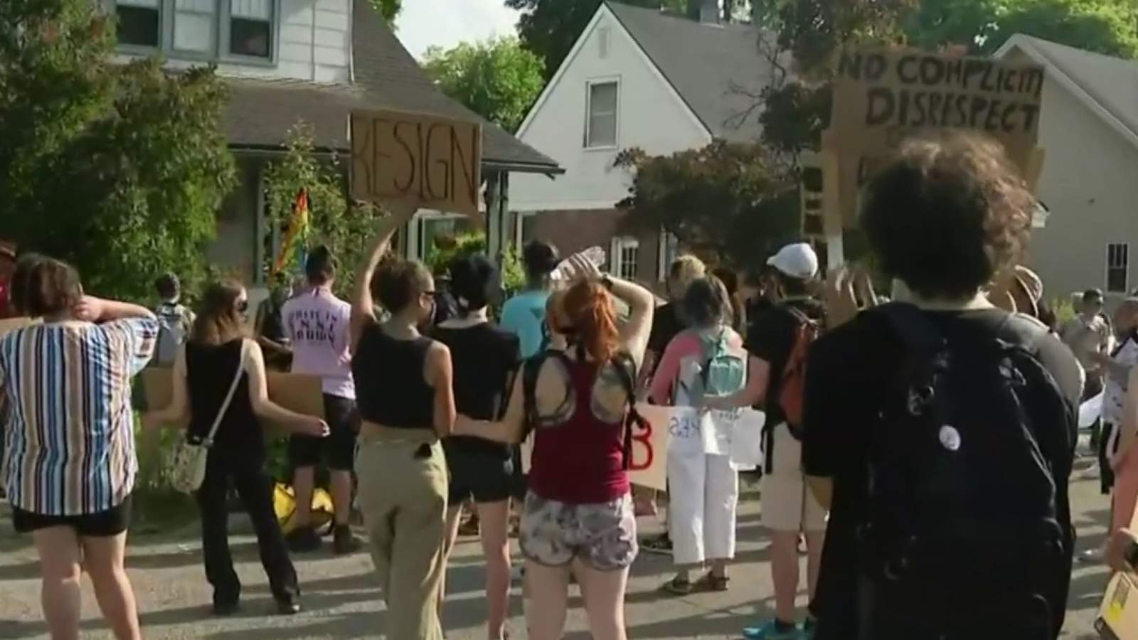 Protesters gather at Ypsilanti City Hall, mayors house following controversial comments