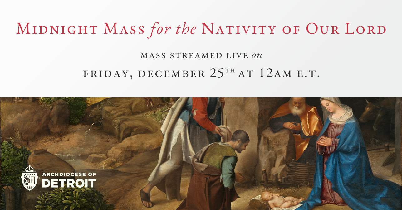 Live stream: Christmas Midnight Mass from Cathedral of the Most Blessed Sacrament in Detroit