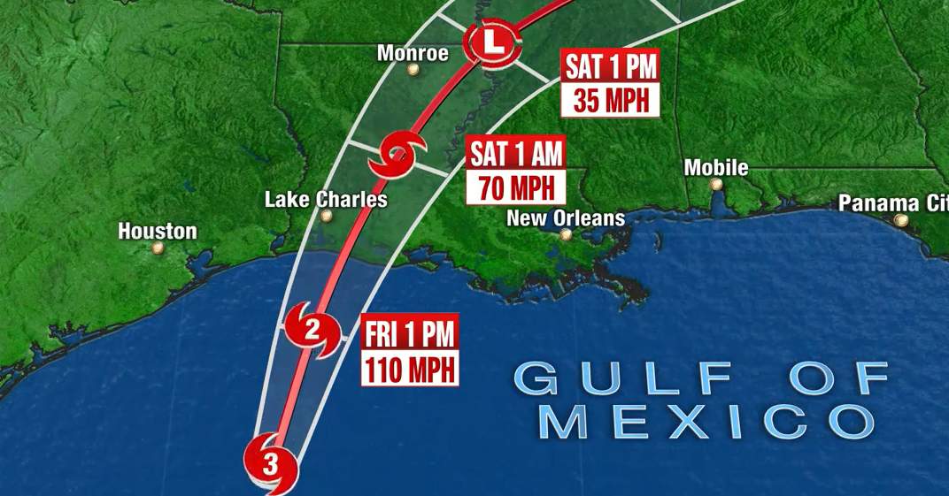LIVE TRACKING: Hurricane Delta approaches Gulf Coast