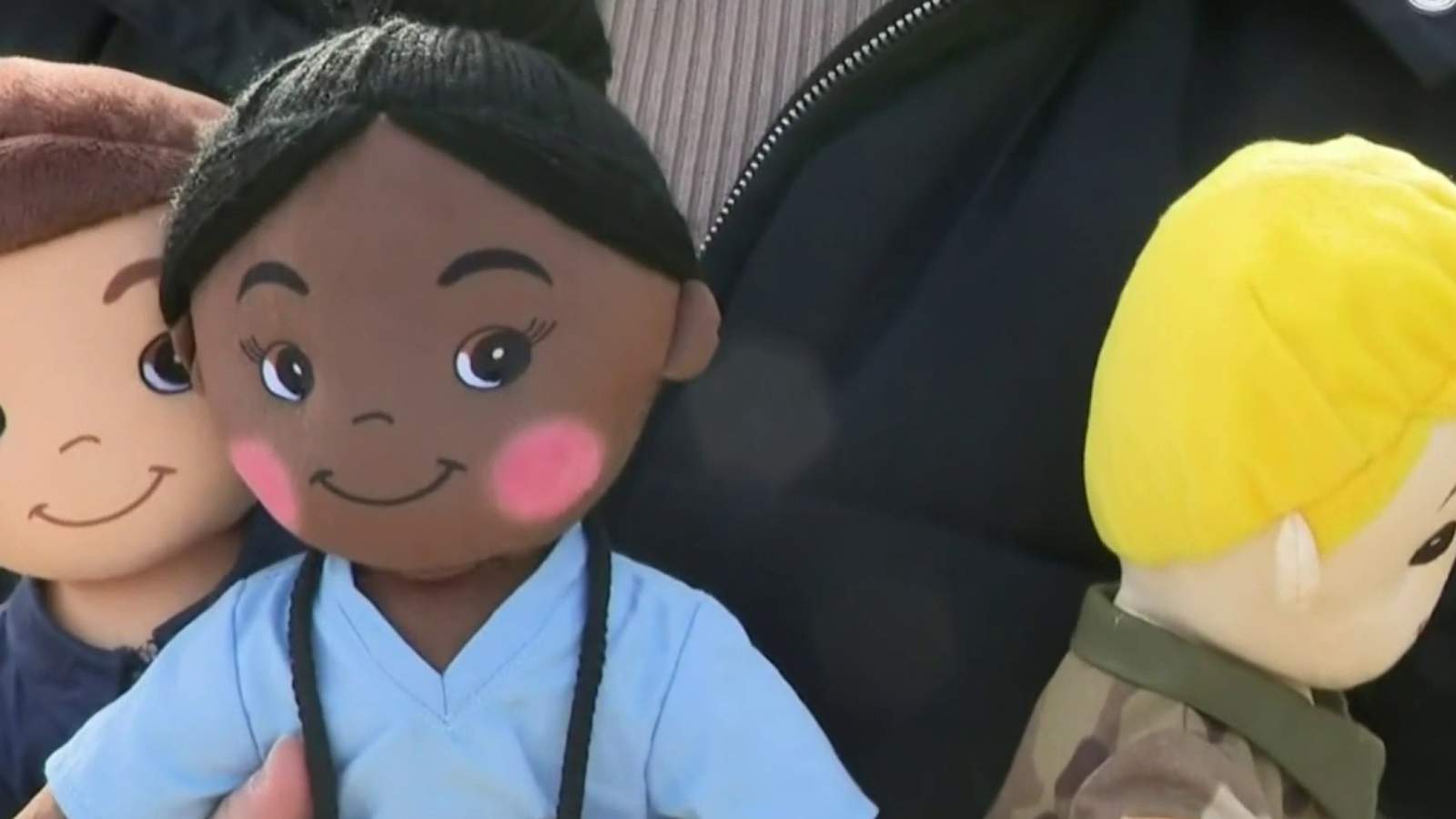 Metro Detroit officer creates dolls to comfort children of first responders, military members