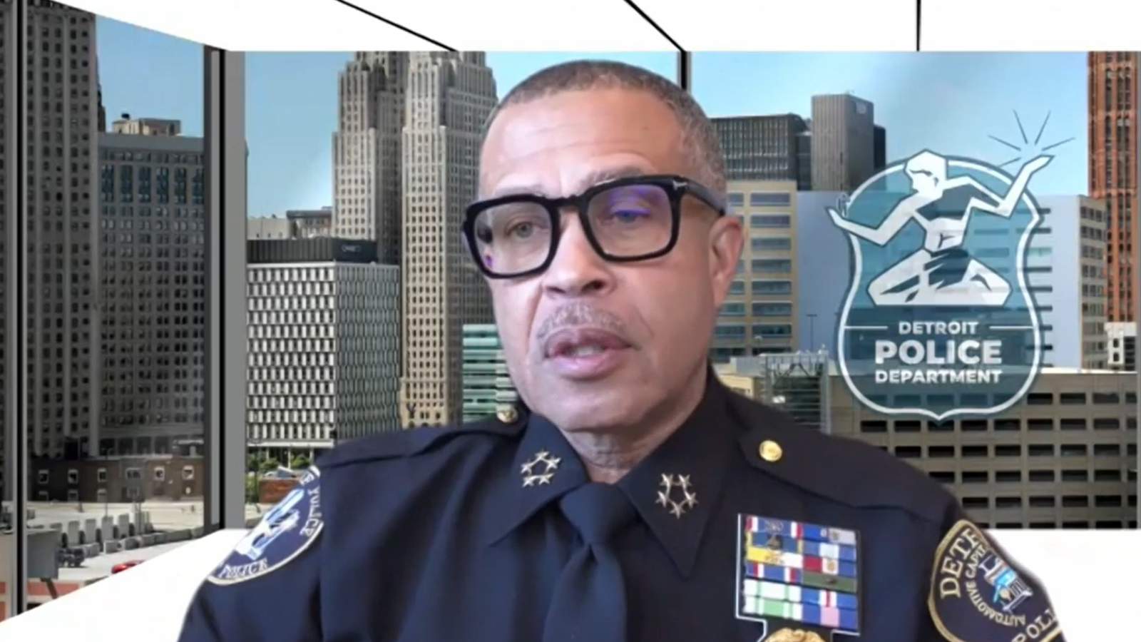 Detroit Police Chief James Craig reacts to death of Wayne County Sheriff Benny Napoleon