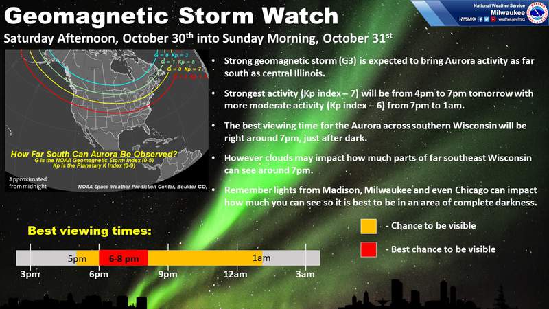 G3 geomagnetic storm watch issued -- Will we have chance to see Northern Lights?