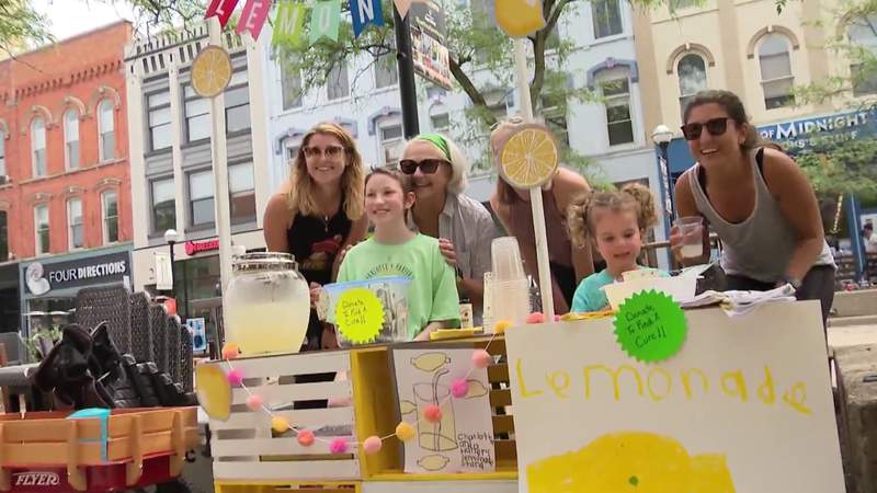 VIDEO: Ann Arbor police officers host fundraiser for childhood cancer research