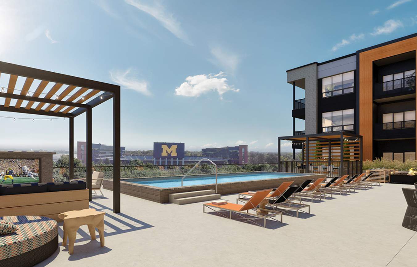 Take a look at this new boutique rental community near Michigan Stadium in Ann Arbor