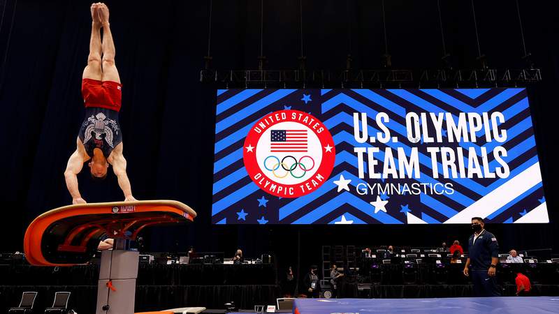 Brody Malone leads men's field after Day 1 at U.S. Olympic Gymnastics Trials