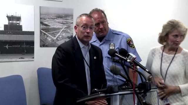 WATCH: Flint airport officials hold press conference after terror attack