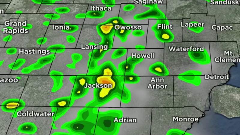 Metro Detroit weather: Chance of scattered showers Wednesday night