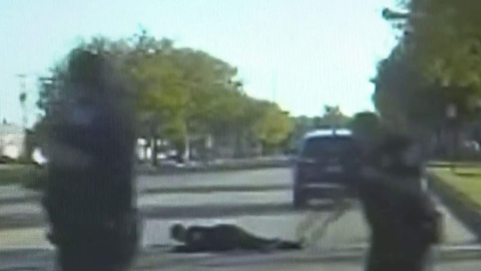 Dashcam footage shows Oak Park police officer being dragged by vehicle during traffic stop