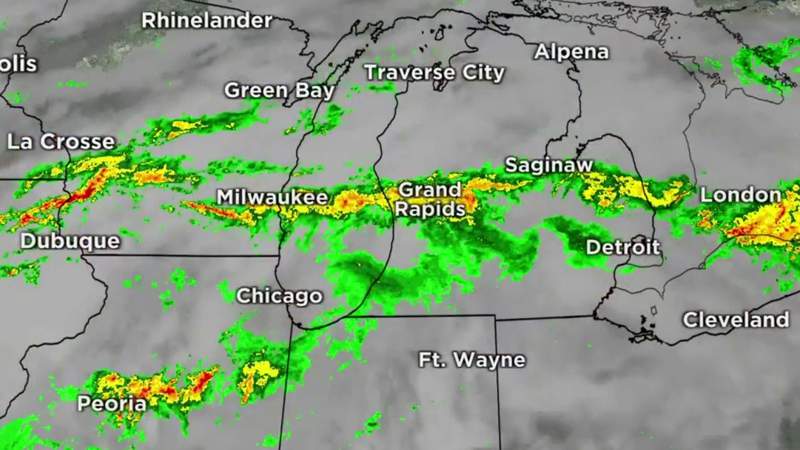 Metro Detroit weather: Flood watch in effect as rain showers, thunderstorms return