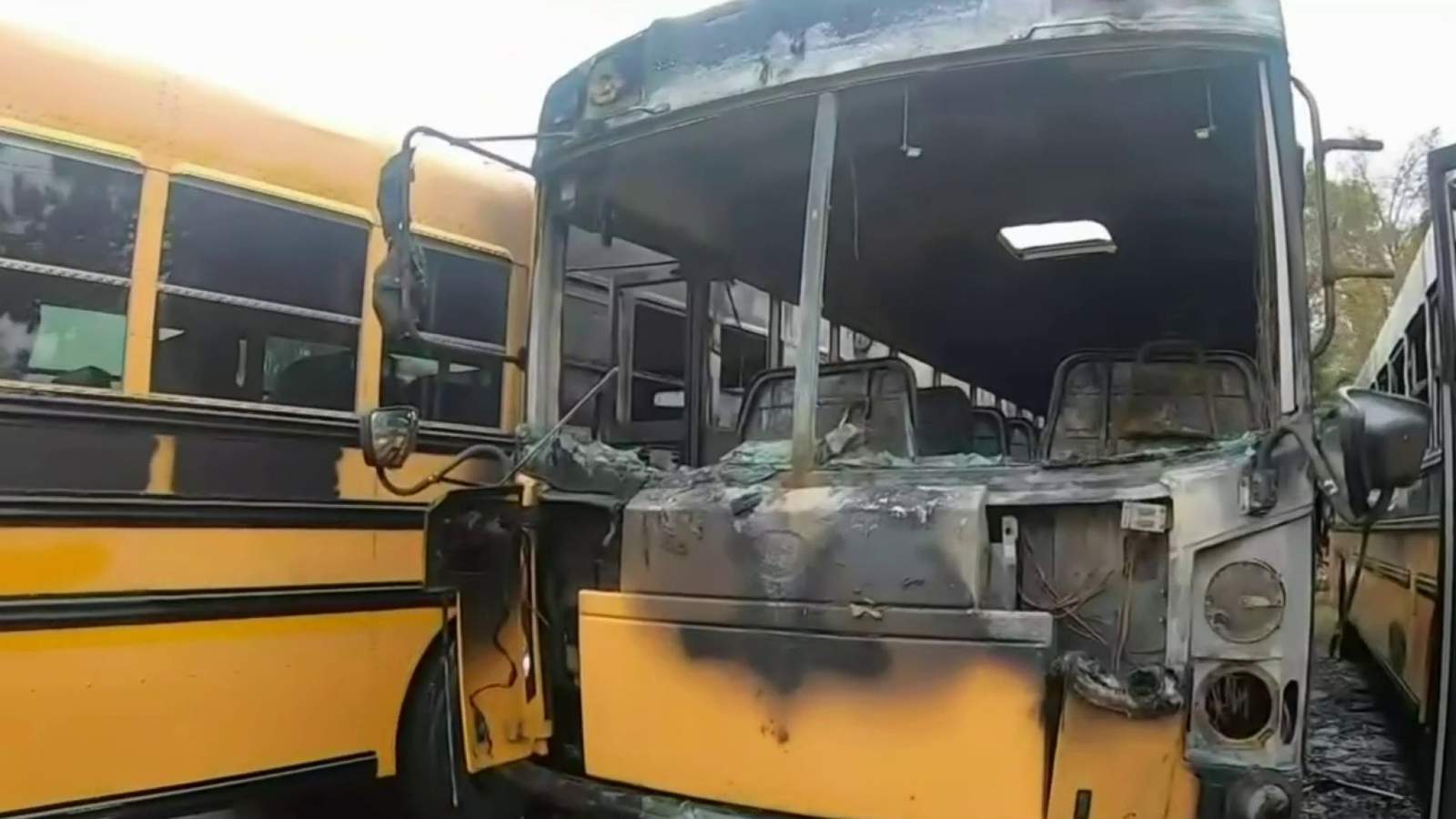 Police investigating fire that destroyed 4 Plymouth-Canton school buses