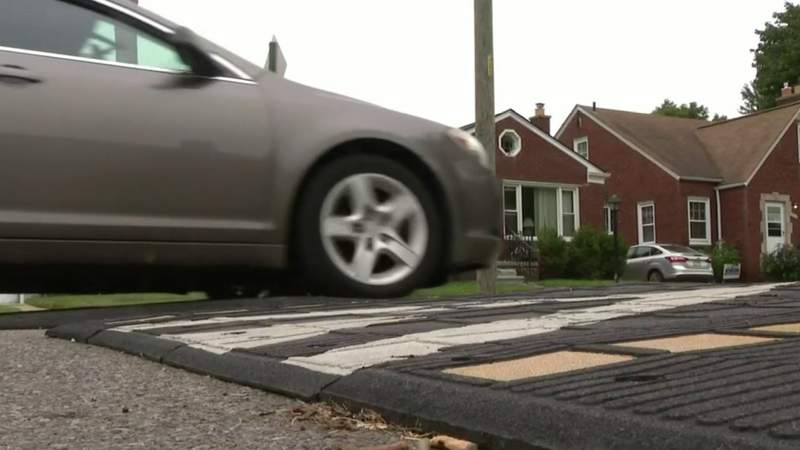 Detroit installs speed humps on city streets, hoping to make neighborhoods safer