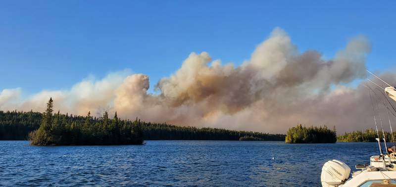 Trails, camps closed on Isle Royale after wildfire expands
