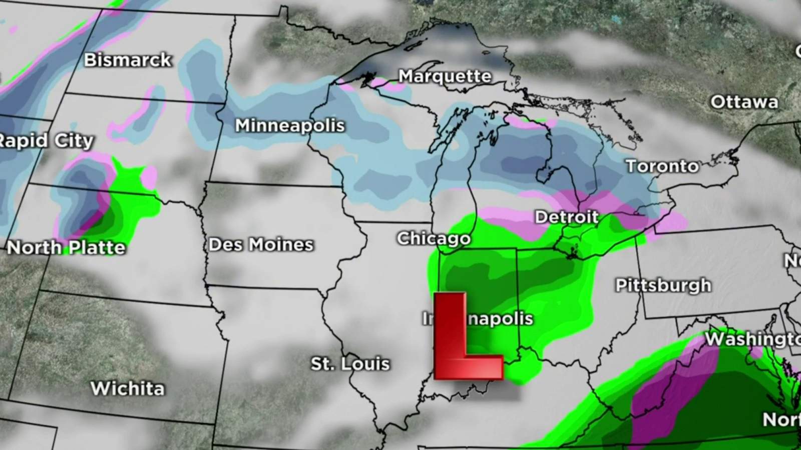 Detroit weather: Wintry mix of sleet, freezing rain and snow moves in Monday evening