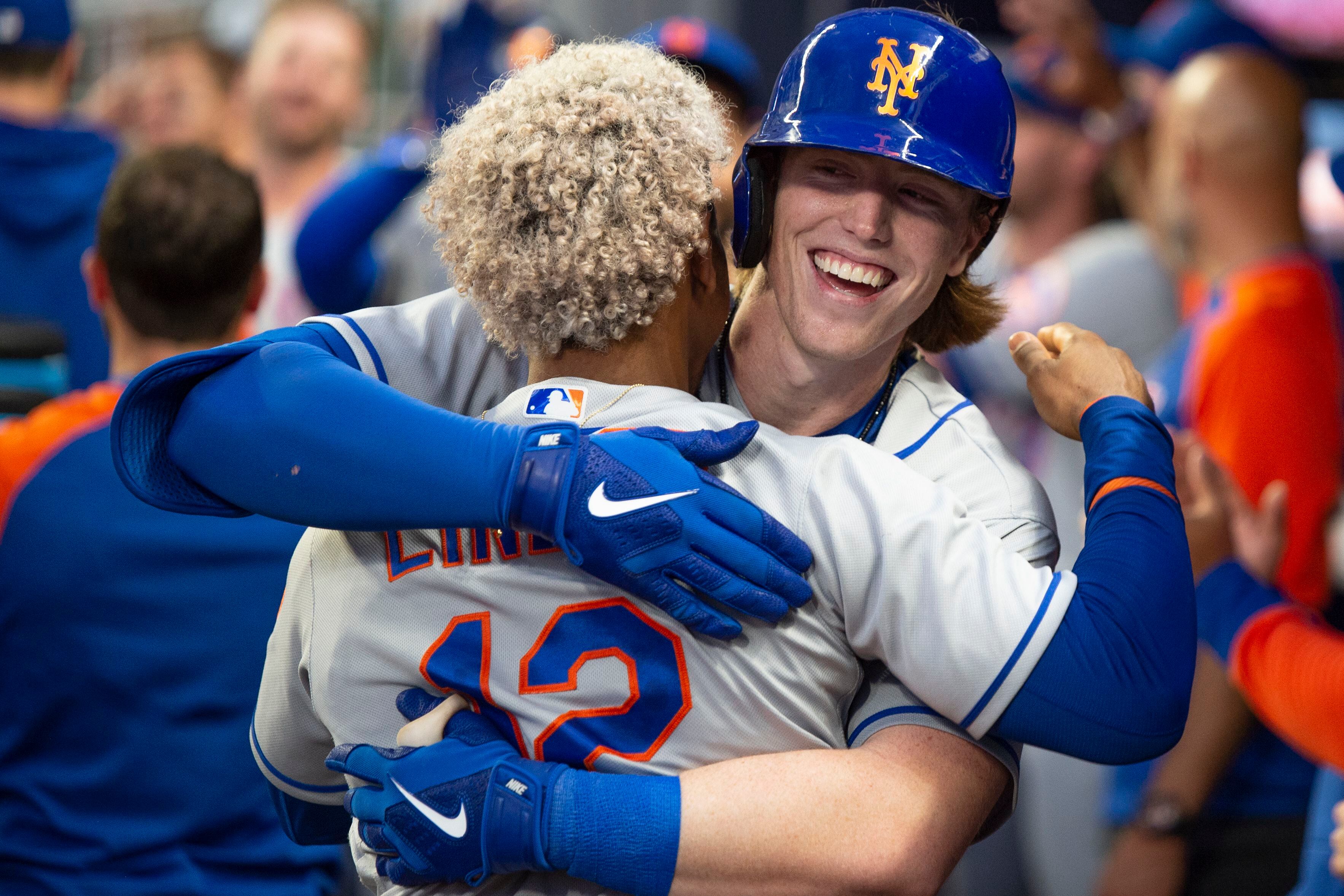 Baty homers first time up in majors, Mets beat Braves 9-7