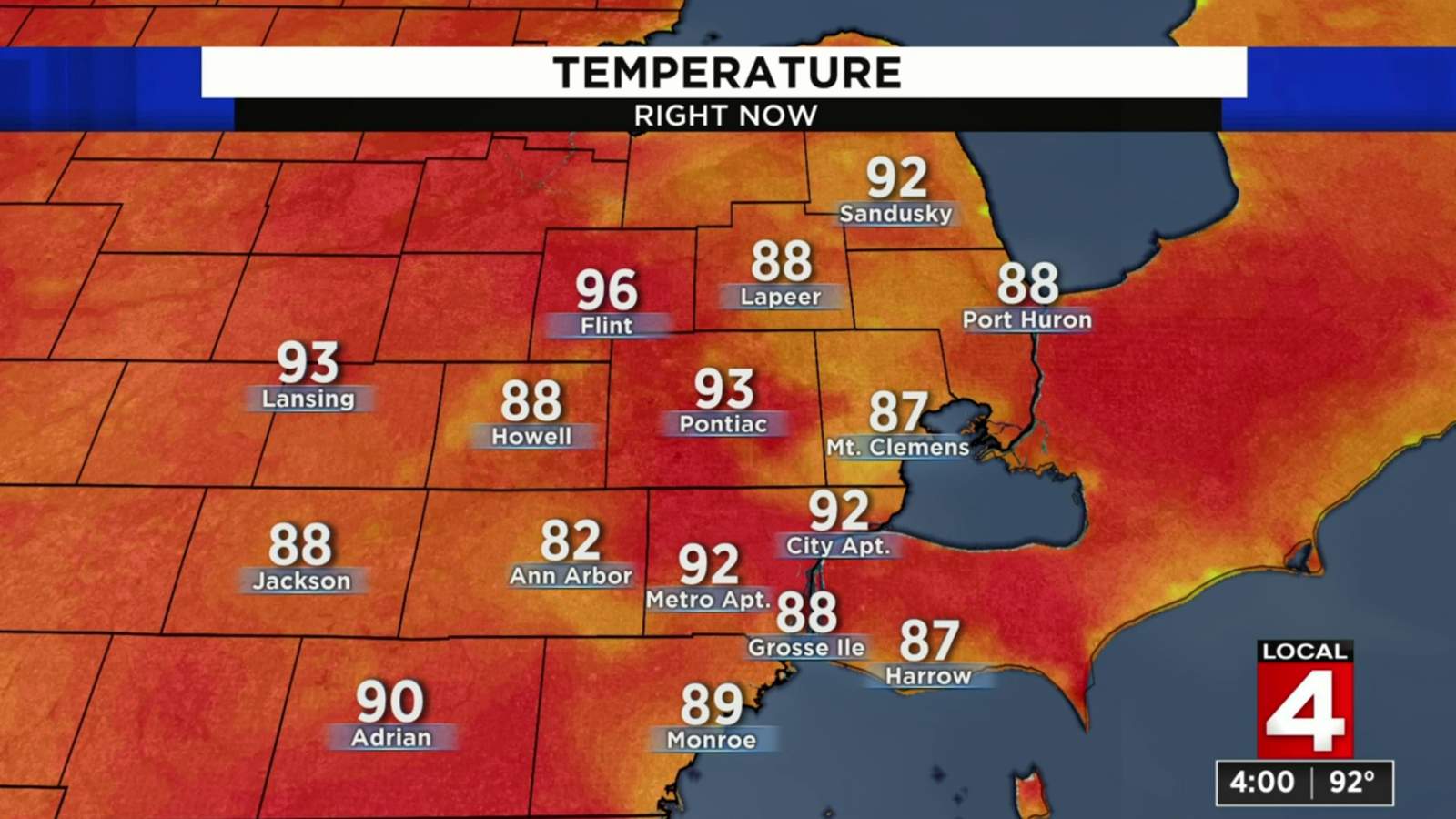 Metro Detroit weather: Second half of heat wave more intense than first