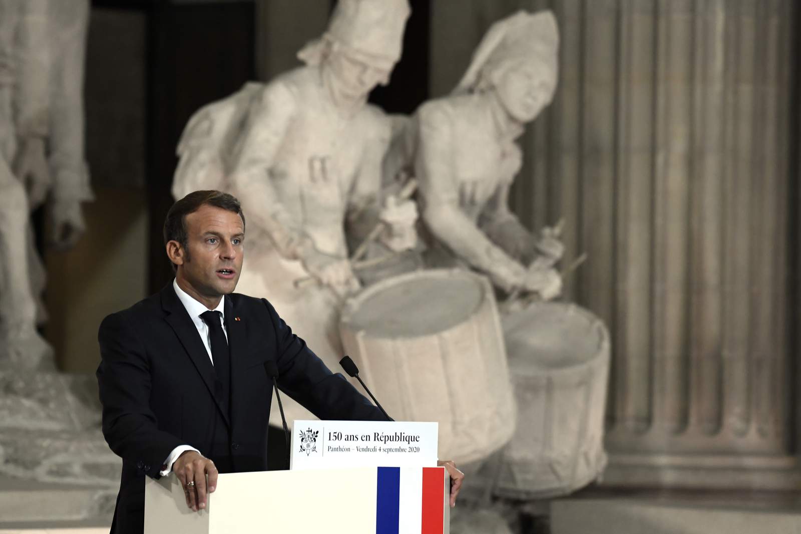 Macron decries 'Islamic separatism,' defends blasphemy