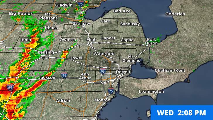 Metro Detroit weather alert: Severe thunderstorm watch in effect