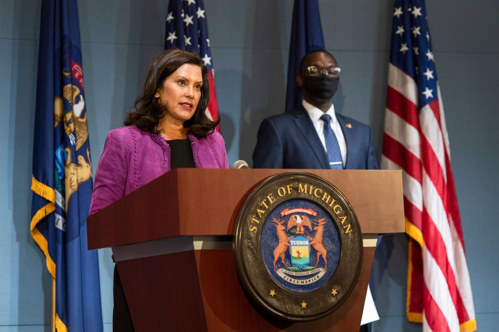 Gov. Whitmer signs order requiring children, workers to wear masks at Michigan childcare centers, camps