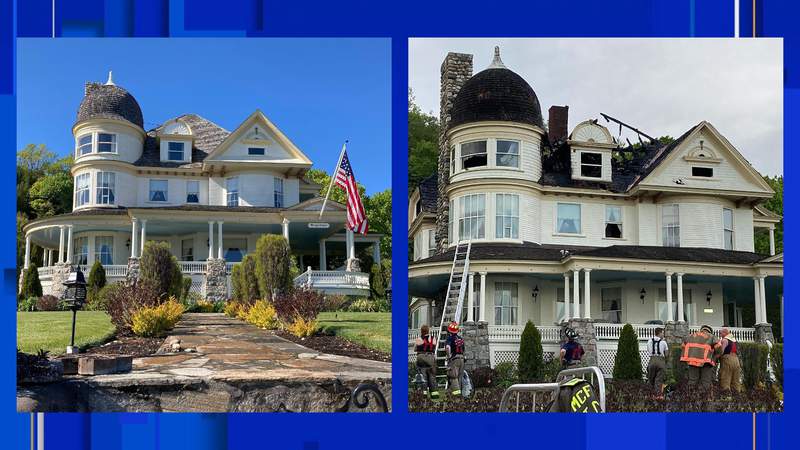 Fire damages historic Brigadoon Cottage on Mackinac Island