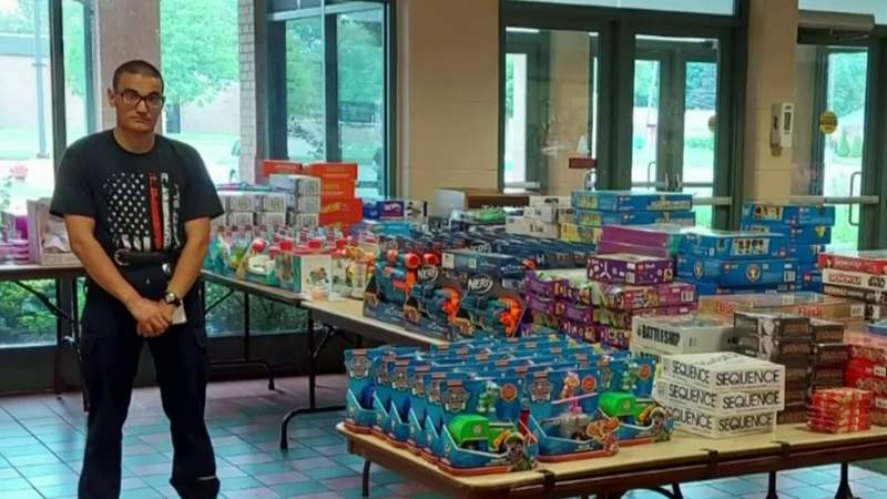 ‘Kid Santa’ donates toys to children who lost theirs in Metro Detroit floods