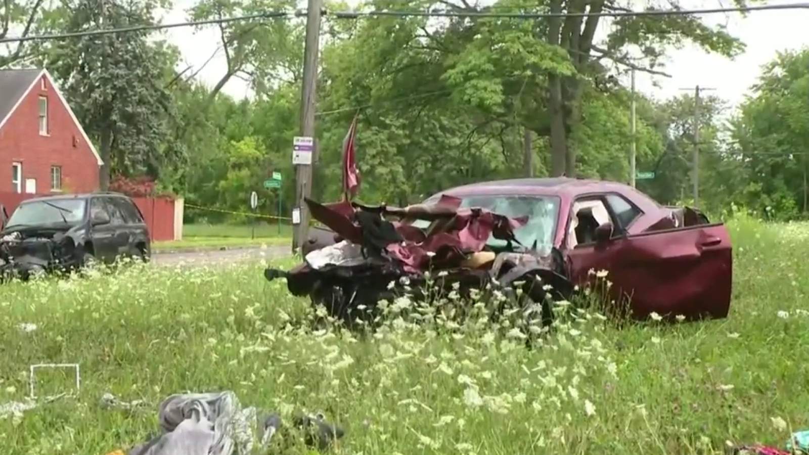 Woman killed when her SUV is struck by stolen vehicle on Detroit’s east side