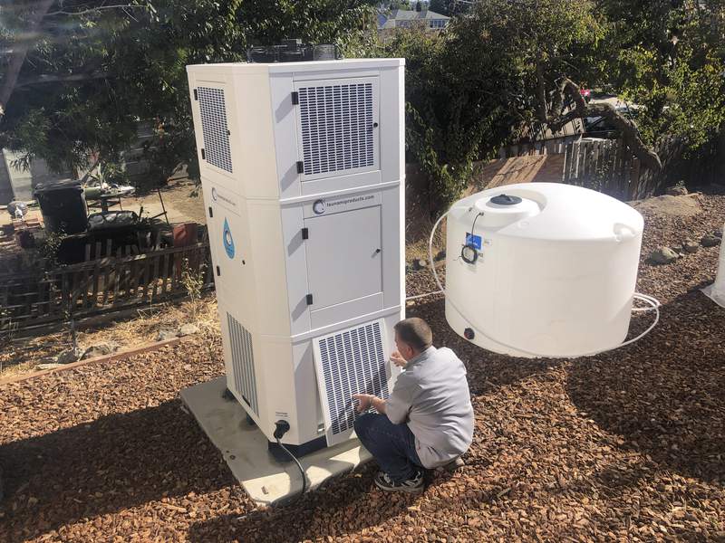 In California, some buy machines that make water out of air