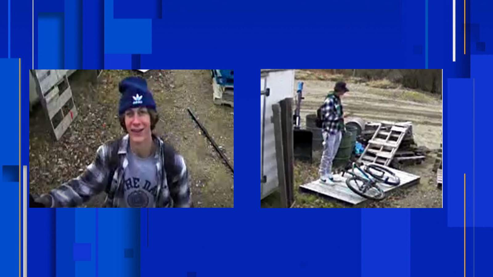 Northville Township police searching for person in connection to theft, property damage