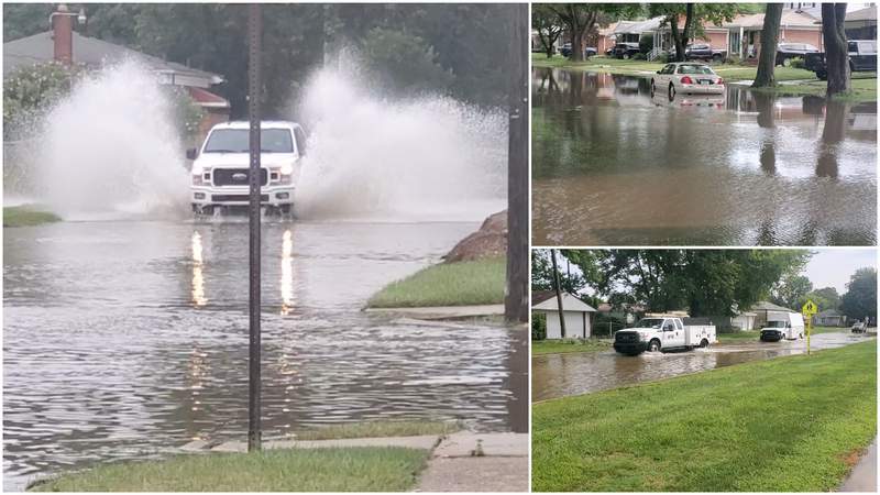 Dozens of videos, photos show flooded roads under a foot of water in Dearborn Heights
