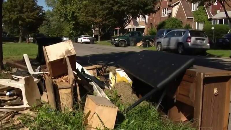 Residents on Detroit’s west side frustrated with illegal dumping