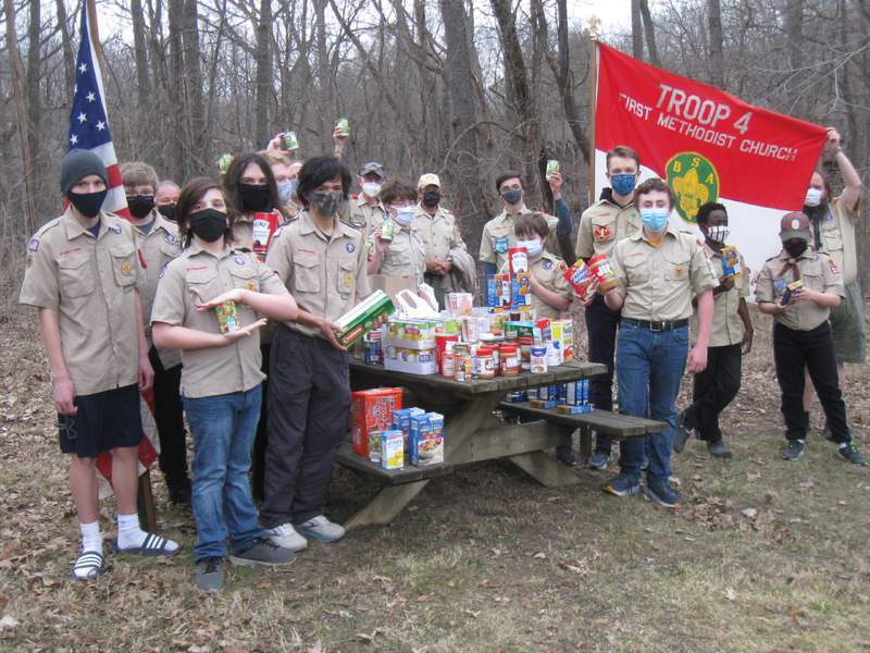 Ann Arbor boy scout troop raises 60K meals for Food Gatherers in honor of peer who passed away