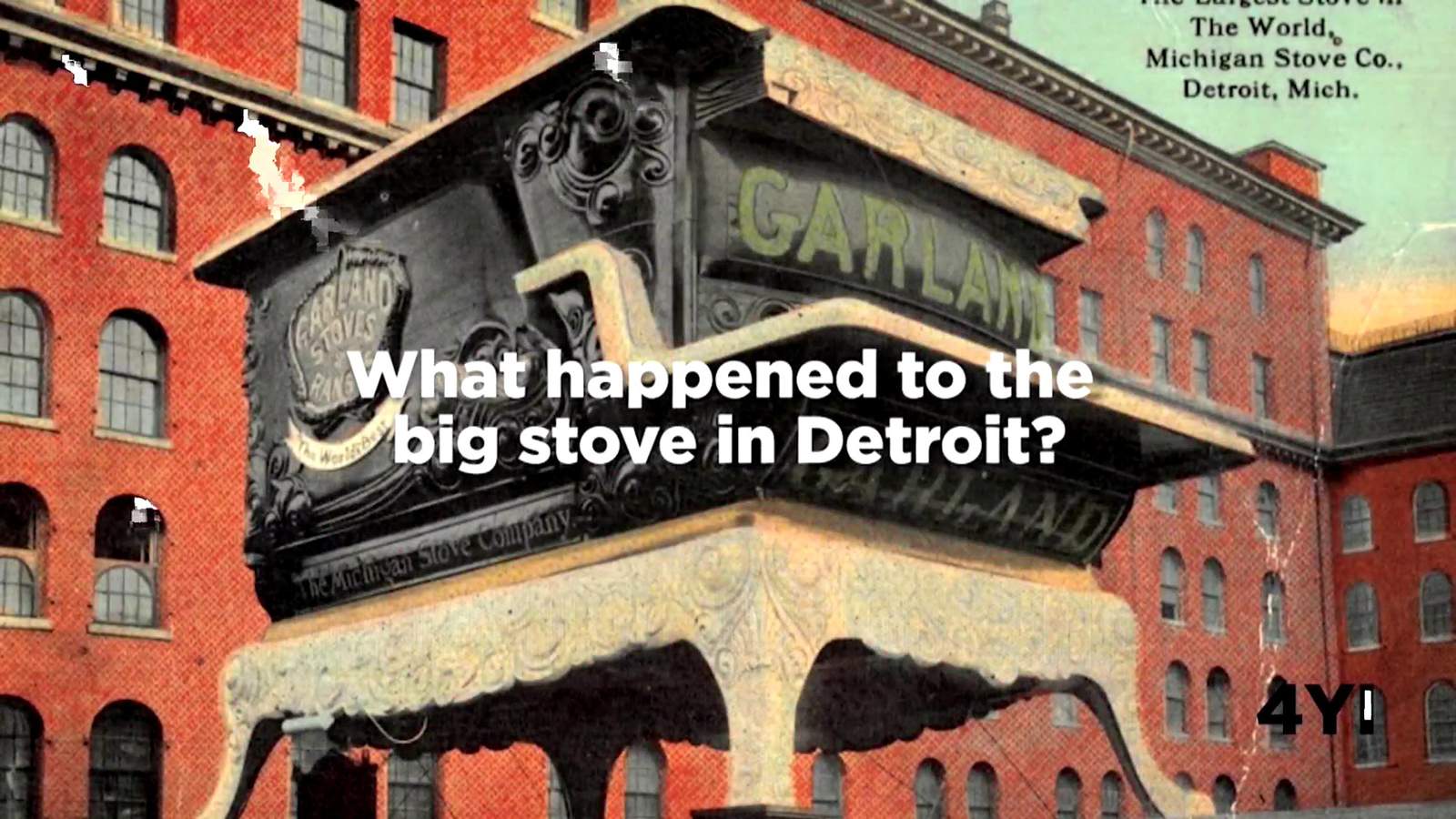 4YI -- What happened to the big stove next to entrance of State Fair in Detroit?