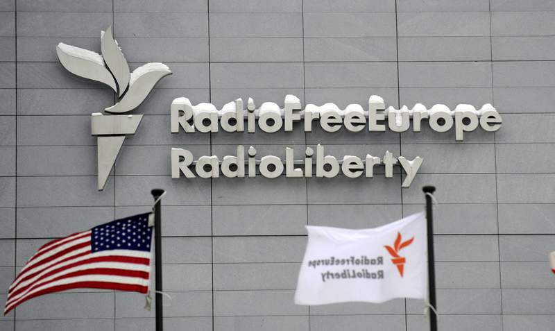 Russian bailiffs show up at US broadcaster's office