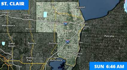 Winter storm warning issued for Sanilac and St. Clair counties